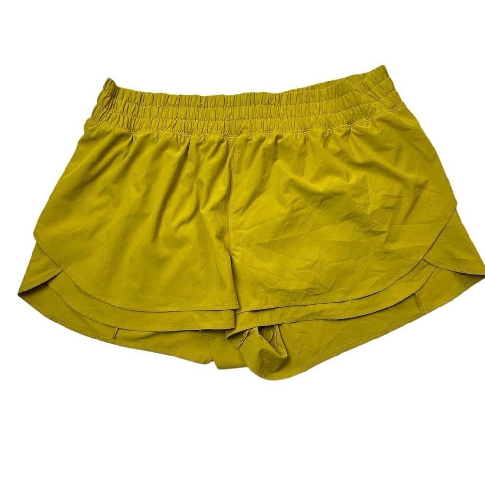 Calia Women's Yellow Athletic Shorts XXL High Rise Gym Running - Picture 2 of 7